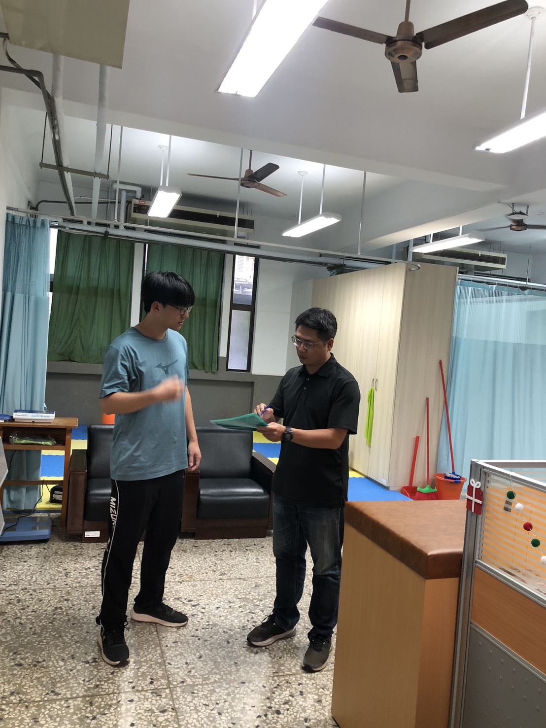 2025.10.14 新民高中 運動防護室檢核