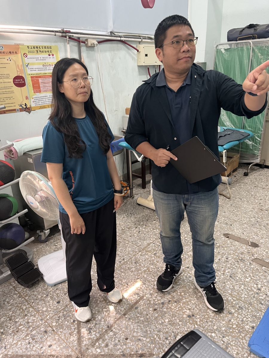 2026.03.31 埔里高工 運動防護室檢核
