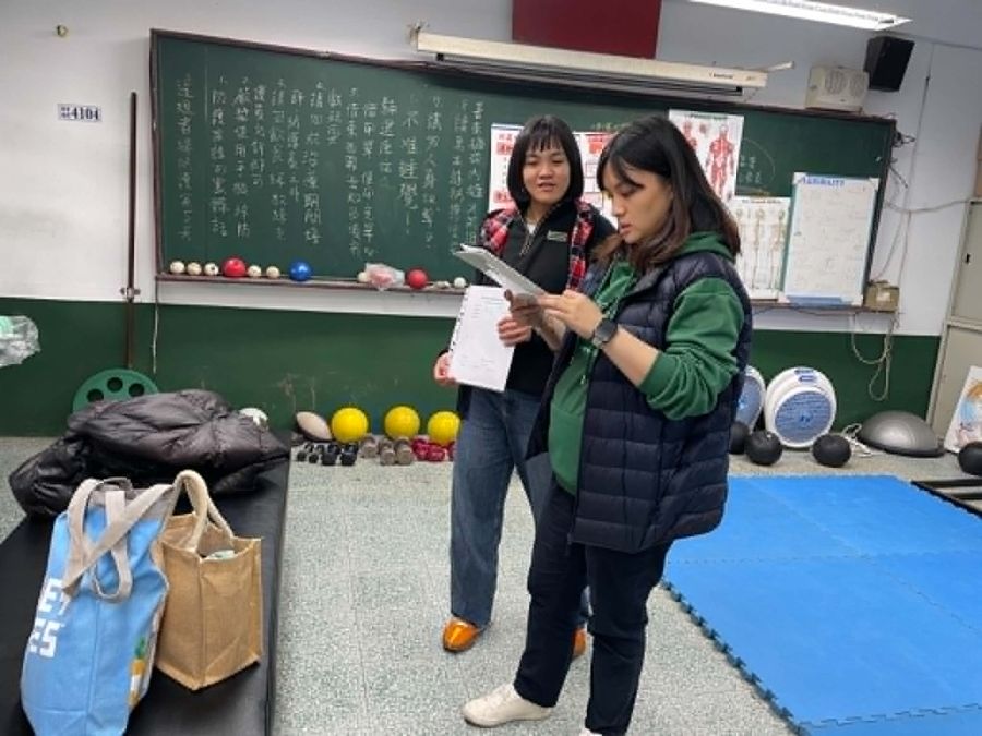 桃園市壽山高中兼任運動防護員訪視